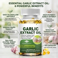 Gélules d'huile d'ail blanc OEM – Complément pour le système immunitaire – Vente en gros – Capsules d'huile d'ail frais pour la croissance des cheveux