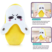 Jouet interactif créatif pour enfants, piano musical à induction en forme de banane, rembourré de coton PP super doux, Hot Toys
