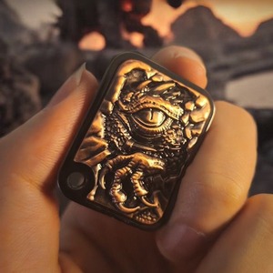 Magic Dragon Push Slider Fidget, Placa Magnética de Metal, Moneda Mecánica EDC, Juguete Sensorial Antiestrés y Anti-Ansiedad, 18+ - Product Image 3