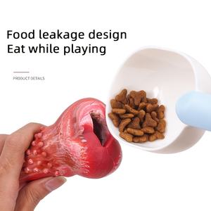 <span class=keywords><strong>2025</strong></span> özelleştirilebilir interaktif gıcırtılı çiğneme bulmaca köpek oyuncak klasik sevimli tasarım OEM LOGO ile eti renkli kauçuk kemik - Product Image 3