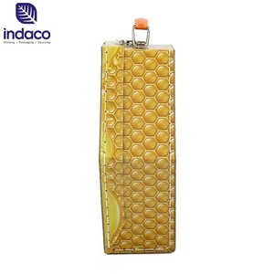 Hexagonal honeycomb pattern cardboard <b>suitcase</b> gift <b>box</b>, customized printed portable paper <b>suitcase</b> packaging <b>box</b> - Product Image 6
