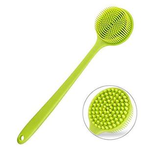 De silicona de <span class=keywords><strong>ducha</strong></span> de baño espalda depurador cepillo con <span class=keywords><strong>mango</strong></span> largo - Product Image 1