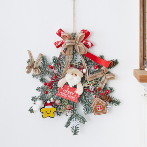 <b>Christmas</b> Decorations Including Bows Wreaths Vines <b>Christmas</b> <b>Trees</b> Door <b>Wall</b> Hangers Eco-Friendly PE Material - Product Image 4