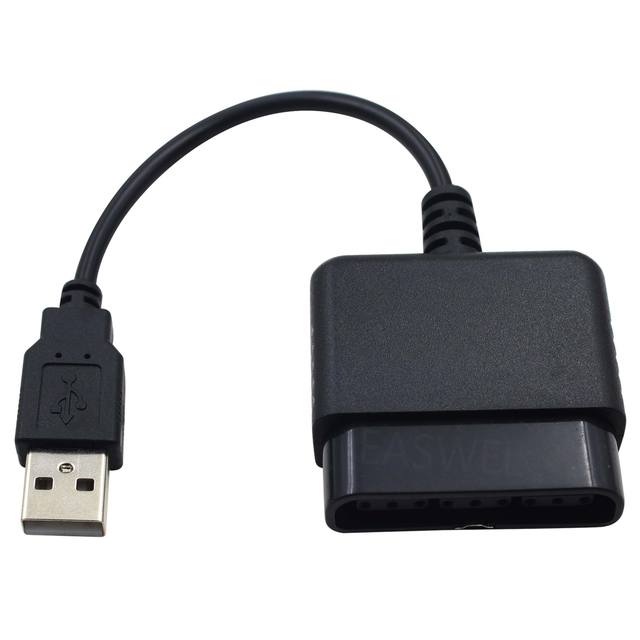 For PS3 USB Games Controller Adapter for PC Video Game Accessories USB Adapter Converter Cable for PS2 Converter Cord