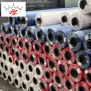 HL Factory Waterproof Tarpaulin Tent Material PVC Coated Tarpaulin Fabric Stock Lot