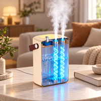Diffuseur d'huiles essentielles ultrasonique personnalisé de 1350 ml, humidificateur d'air aromathérapeutique pour la pièce