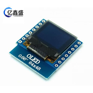 Módulo de Pantalla OLED de 0.66 Pulgadas 64x48 con Interfaz I2C para D1 Mini - Product Image 3