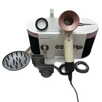 Sèche-cheveux D16 sans pales, diffuseur ionique, haute vitesse, fréquence variable, volume d'air élevé, vent chaud/froid, utilisation en camping-car et hôtel