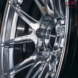 Jantes monobloc forgées sur mesure à <span class=keywords><strong>10</strong></span> branches, 18, 19, 20, <span class=keywords><strong>21</strong></span>, 22 pouces, en alliage brossé pour BMW, Audi, Mercedes, Porsche - Product Image 3