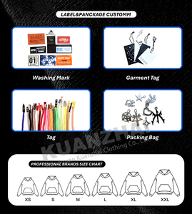 Винтажные Толстые мужские толстые толстовки на молнии со стразами на заказ 400gsm - Product Image 4