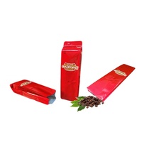 Sacs d'emballage en poudre de grains de café recyclables imprimés sur mesure avec fermeture à glissière pour salade chewing-gum nouilles en gelée pour aliments pour animaux de compagnie