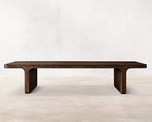 Table basse ovale en chêne massif Wabi Sabi avec pied unique à tenon intégré, style minimaliste, profil bas, pour salon, table à thé en bois, personnalisable - Product Image 4