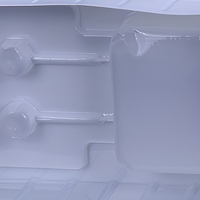 Plateau d'insertion thermoformé sur mesure en plastique pour emballage sous vide, plateau blister thermoformé pour accessoires électroniques