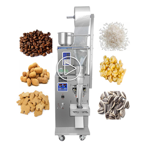Machine d'emballage alimentaire SPK220KF 1-100g 20 sacs/min, contrôlée par PLC, pour riz, épices, granulés, sachets, papier d'emballage et feuille d'aluminium - Product Image 1