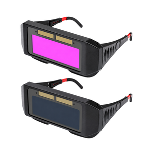 Casco per saldatura auto-oscurante a mezza faccia, occhiali protettivi anti-schizzi per saldatura MIG TIG ARC e lavori di molatura - Product Image 2