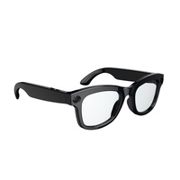 M01 800W Lunettes intelligentes HD blanches avec caméra, reconnaissance faciale, traduction IA, commande vocale, photo et vidéo, OEM usine, dropshipping