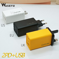 Cable USB Tipo C QC3.0 12W PD Cargador Rápido con Luz, Cargador Rápido Universal para Samsung, para Teléfono, para Xiaomi, para Huawei