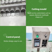 Machine Industrielle Automatique à Couper les Pâtes pour Snacks, Grissini, Chinchin, Mini Friteuse