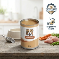 Nourriture humide pour chien en conserve 375g avec mélange probiotique et prébiotique pour les soins digestifs quotidiens