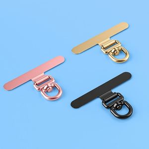 Ultra-Thin Stainless Steel <b>Phone</b> Lanyard with Durable Metal Clip Anti-Lost Back Sticker Universal Mobile <b>Phone</b> Strap - Product Image 1