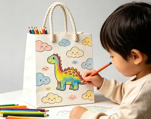 Bolsa de Regalo de Papel con Diseño de Unicornio Rosa en Relieve, con Asa de Cuerda de Algodón, para Recuerdos de Fiestas Infantiles y Manualidades - Product Image 3