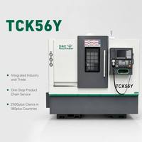 Torno CNC de Cama Plana de Alta Calidad y Gran Resistencia TCK56Y-1000, Automático, para Trabajar Metales, Control GSK, 3 Ejes, Alta Precisión
