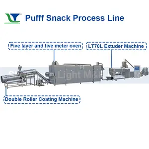 Extruded Food Making Equipment Corn Puff Snack Extruder Machines Food Process