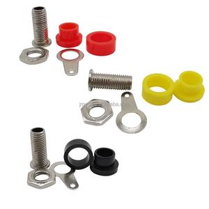 Prise banane 4 mm, borne de connexion banane 312A, accessoires audio, rouge/noir/bleu/vert/jaune - Product Image 2