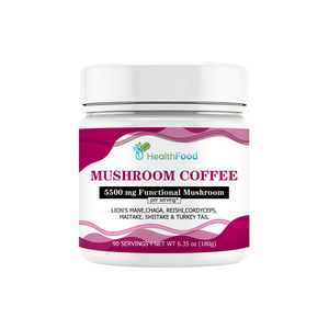 OEM ODM Factory Direct Mushroom Coffee with Total Fat may help enhance mental clarity and overall focus Support Immune Coffee - Product Image 1
