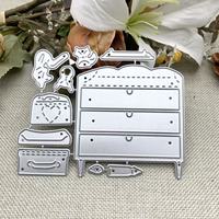 Matrice de découpe en métal pour meuble de maquillage DIY, albums photo, boîtes cadeaux, cartes en papier, cartes de vœux et scrapbooking