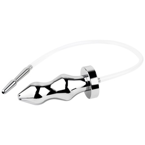 Estimulador de Próstata, Catéter Urinario de Acero Inoxidable 304 para Hombres, Tapón para Pene con Catéter de Silicona - Product Image 4