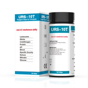10 Parametreli İdrar Tahlili Reaktif Şeritleri, Üriner İnekasyon, <span class=keywords><strong>Protein</strong></span>, Lökosit, Nitrit, PH, Ketonizasyon Testi, 100 CT - Product Image 3