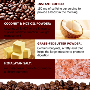 Café Keto de Alta Calidad con Sal del Himalaya, Estimula el Metabolismo, Aumenta los Niveles de Energía, Promueve la Función Cerebral, Café que Estimula el Metabolismo - Product Image 3