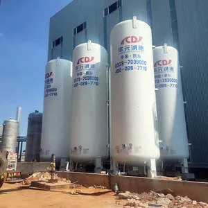 Stationary 60M3 Natural Gas Fuel Tank Lng Tank Manufacturers