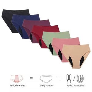 Braguitas Menstruales de Nailon Personalizadas de Fábrica, Culotte Menstruelle, Pantalones para Niñas, a Prueba de Fugas, Cómodas, Coloridas, Ropa Interior para el Periodo - Product Image 2