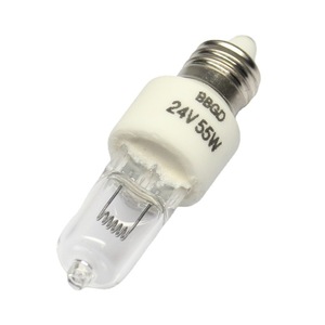 HoneyFly Đèn <span class=keywords><strong>Halogen</strong></span> Hoạt Động Không Bóng Đèn E11 Base DC24V <span class=keywords><strong>55W</strong></span> Đèn Pha Lê Trong Suốt Điều Trị Y Tế Ấm Áp - Product Image 1