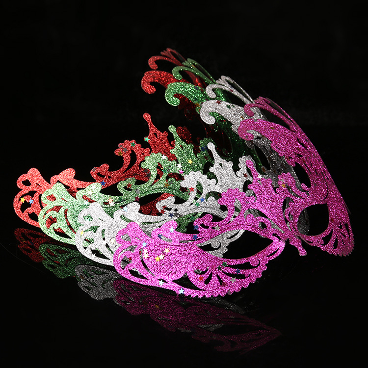 Masquerade Mask Venetian Masks Wholesale Christmas Masquerade Mask Bar Glowing Props Kids Toys Gift