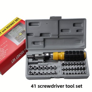41 in 1 Multifunctional <b>Screwdriver</b> <b>Set</b> Hardware Tool Kit Socket Wrench <b>Bit</b> Combination Maintenance Tools 41-Piece <b>Set</b> Comprehen - Product Image 5