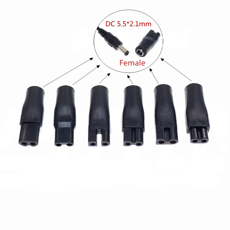 Универсальные силовые кабели 5 в постоянного тока, 5 в постоянного тока, 5,5x2,1 мм, usb-кабель постоянного тока для зарядного кабеля бритвы