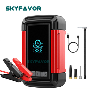 Meilleure vente Démarreur de voiture avec compresseur d'air Portable Auto 160PSI Pompe de gonflage des pneus Dispositif de démarrage <span class=keywords><strong>Booster</strong></span> de <span class=keywords><strong>batterie</strong></span> de voiture - Product Image 2