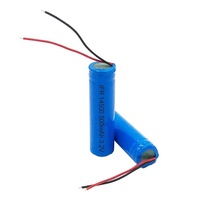 Paket Baterai LiFePO4 3.2V 500mAh yang Dapat Diisi Ulang IFR 14500 Lithium Ion Bersertifikat CE 800 Siklus Garansi 2 Tahun untuk Penggunaan Tenaga Surya/Sepeda Listrik