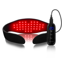 Masseur corporel intelligent à lumière rouge infrarouge portable et rechargeable sans fil pour le cou, avec compresse chaude et contrôle de température intelligent