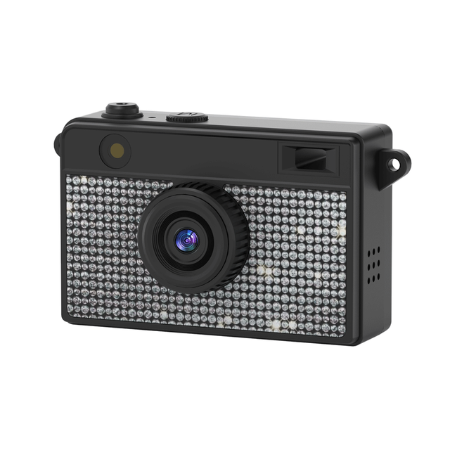 DC35D 1080P Tie-Shaped Mini Body Camera 5MP CMOS Night Vision 68 Wide Angle IPS Screen MicroSD Built-in 200mAh Battery Digital