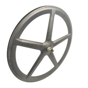 Jante de bicyclette à 5 rayons de 21mm de largeur, jantes de vélo de route et de piste, à 5 rayons, en carbone 700c, 12K - Product Image 4