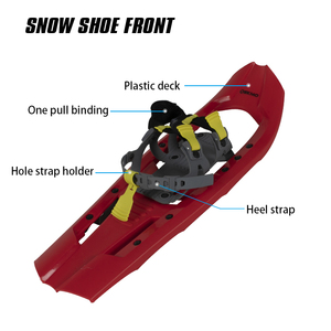 XATP Factory Leichte Rote Einhand-Bindungs-Schneeschuhe aus Kunststoff - Product Image 2