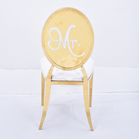 Chaises double places en acier inoxydable pour mariage, hôtel, restaurant, pour Monsieur et Madame, chaises de trône pour événements, pour cuisine, salon, usage commercial