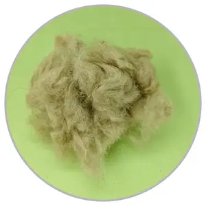 Fibre naturelle pure de chanvre 100% pour la filature Mélange de fibres brutes de chanvre