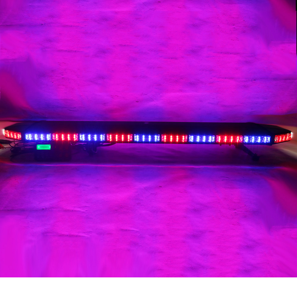 Rojo azul alternando