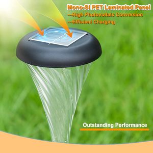 Luces LED Solares para Camino, Impermeables IP65, Cálidas, Decorativas para Jardín, Césped, Navidad, Recargables, Certificación RoHS - Product Image 2
