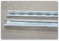 Support photovoltaïque en profilé C, accessoires peints, fixations, support sismique en profilé U, colliers de serrage pour tuyaux, connecteurs en acier 2,5 mm